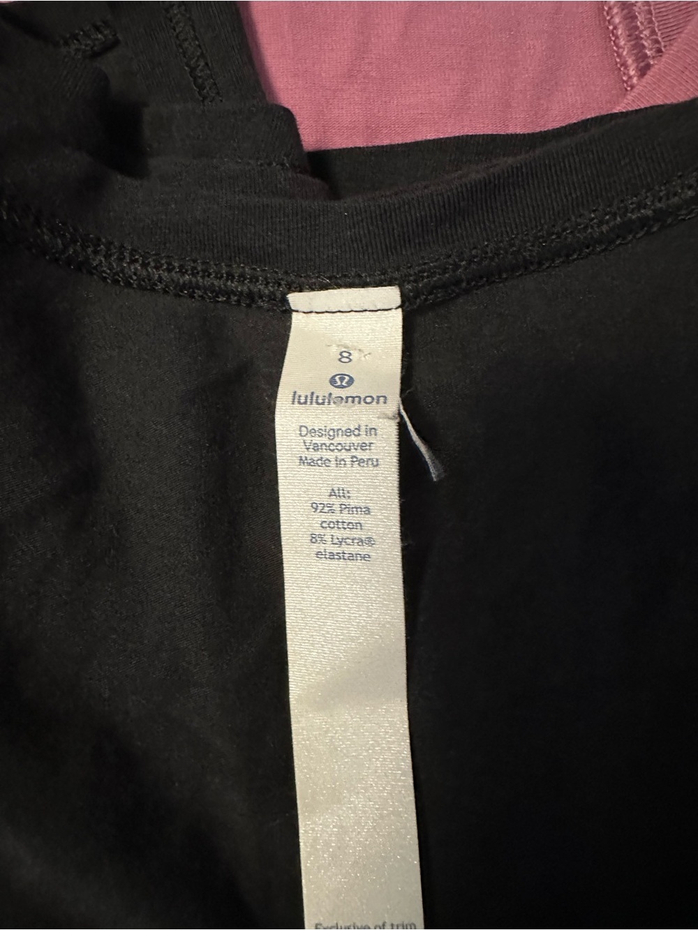 Lululemon mixed tank tops-white, purple, black - Picture 3 of 6